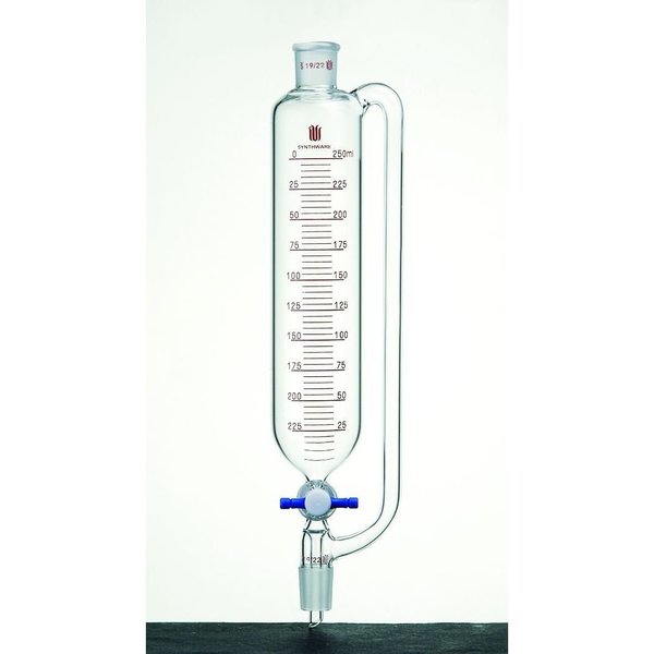 Synthware FUNNEL, PRESSURE EQUALIZING, 250mL, 24/40, 2mm. F624250